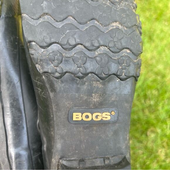 BOGS Women's Rue Black
Rubber Slip On Low Ankle
Rainboots Size US 10 EU 41 - Picture 7 of 13